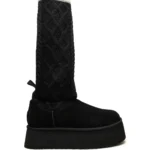 UGG Classic Sweater Letter Boot Black
