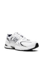 New Balance 530 White Silver Navy - Image 3