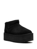 UGG Classic Ultra Mini Platform Boot Black - Image 2