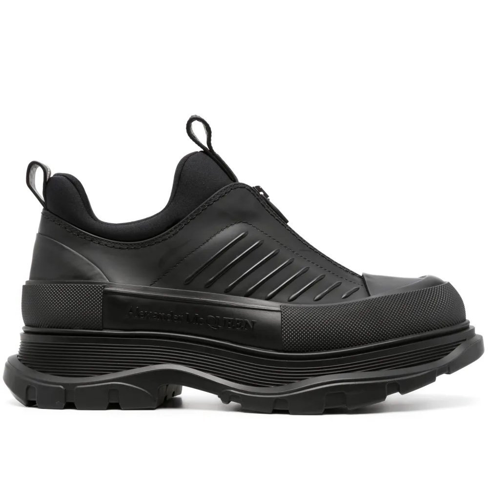 IMG_6465.jpeg Alexander McQueen Tread Slick Zip Up Black - Image 1