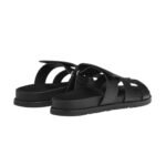 Hermes Chypre Sandal Noir Calfskin Leather - Image 3