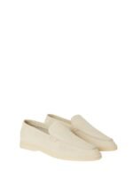 Loro Piana Summer Walk Loafer Suede Nougat - Image 2