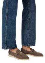 Loro Piana Summer Charms Walk Loafer Suede Rain Drops - Image 7