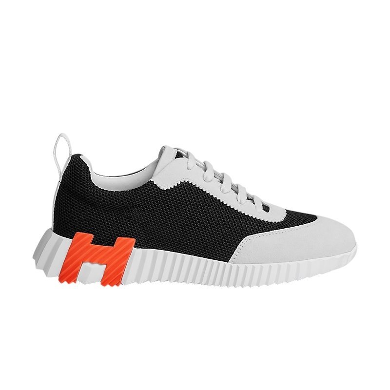 Photoroom_20250911_000038.jpg Hermes Bouncing sneaker Noir / Blanc - Image 1