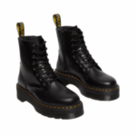 Dr. Martens Jadon Platform Boots Black Smooth Leather - Image 3