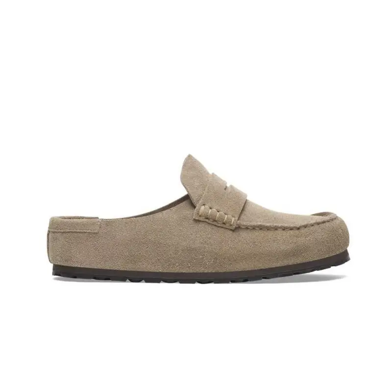 Alo-56-1.jpg.webp BIRKENSTOCK Naples Wrapped Suede Leather Taupe - Image 1