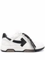 OFF-WHITE Out Of Office OOO 30 MM Low Tops Black White Blue