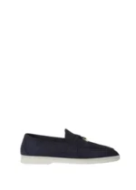 Loro Piana Summer Charms Walk Loafer Suede Ocean Heart