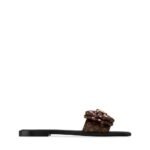 Louis Vuittonx x TM Lily Flat Mule Black
